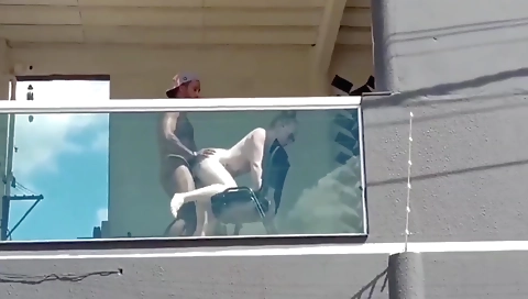 Blonde employee with tattooed ass fucked by her boss