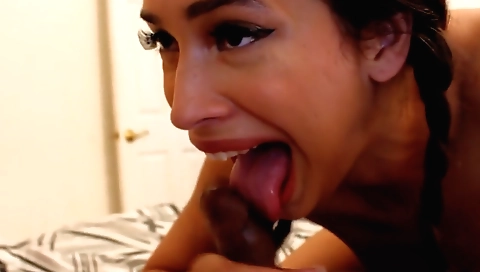 Indian chick with large ass is getting fucked in mouth and ass