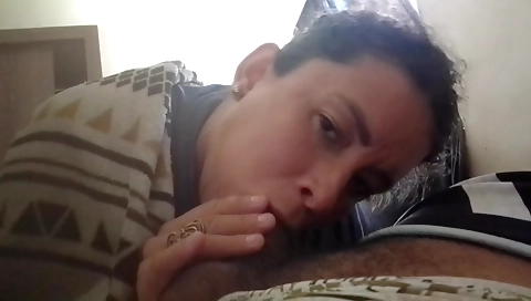 Brunette ebony girl gets a huge cock hard on her hard dick