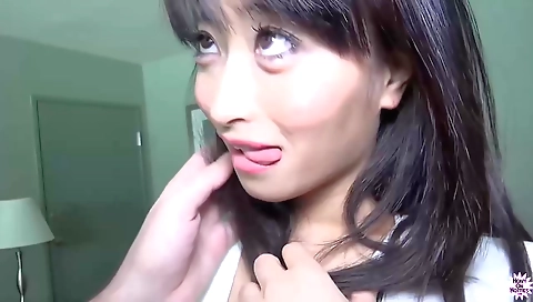 Asian brunette fucked in amateur japanese pov video