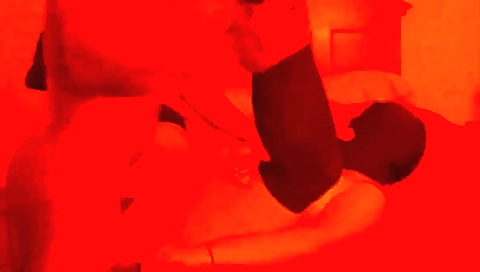 Red head with a tattoo on her face gets fucked by a black cock