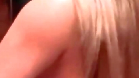 Blonde milf with a huge ass and a long cock is fucked hard