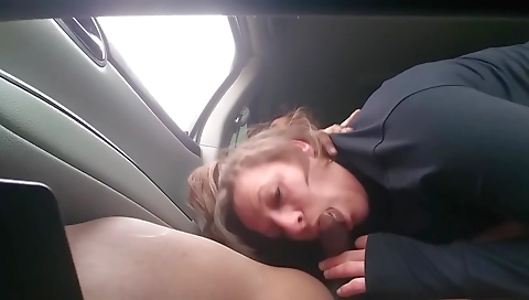 Blonde milf rides a huge cock in her interracial threesome