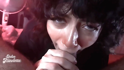 Amateur interracial sex with facial after big dick