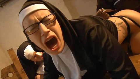 Busty stepmom gets a cumshot in her mouth and pussy