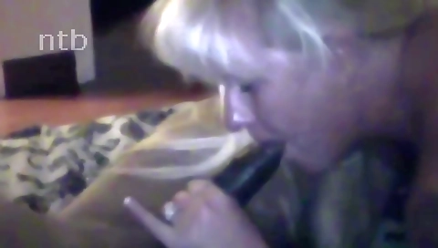 Mature white woman fucked by a blonde and facialized