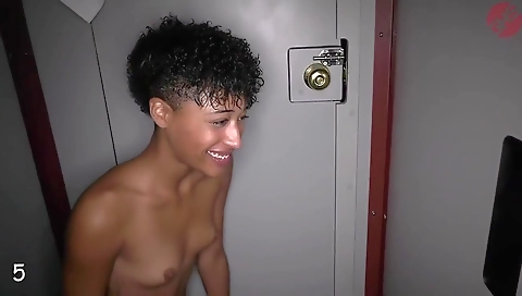 Busty brunette and black dude are a naughty couple