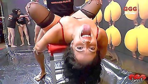 Big Ass Mature Cumslut Gangbang