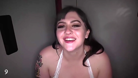 Brunette with big boobs and a tattoo on her body gets fucked