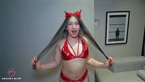 Busty brunette is fucking her ass in a hardcore vid