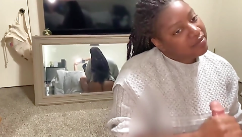 Hot brunette amateur porn video with black and white girl