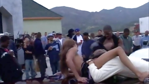 Ebony teen with a nice pussy gets fucked by big cock