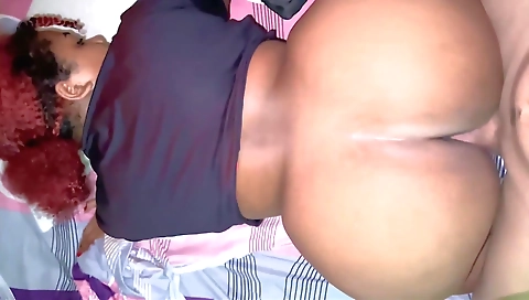 Blonde milf 18+ with big ass and tits riding a big dick