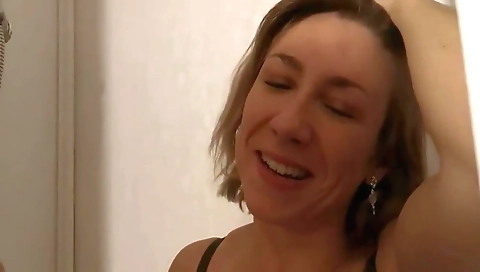 My amateur wife is ready to take his dick inside her ass